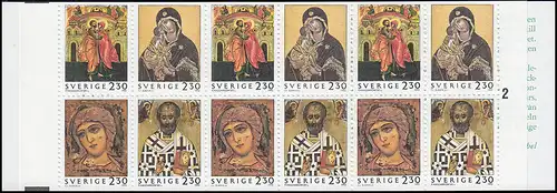 Carnet de marque 177 Noël - icônes russes, avec FN 2 **