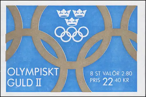 Carnet de marques 168 Médaille d'or gagnant Olympia, **