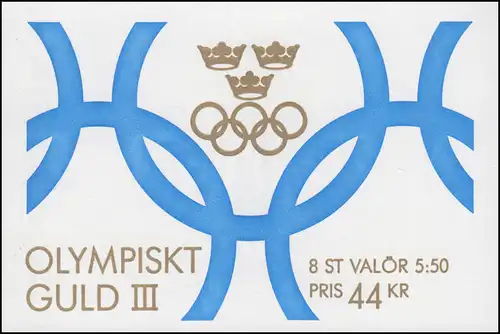 Markenheftchen 172 Goldmedaillengewinner Olympia, **