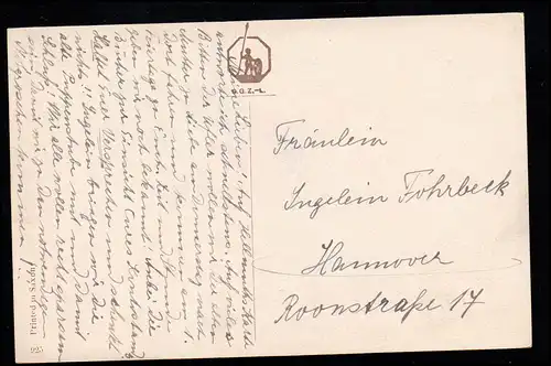 Portrait d'enfants AK: Fille avec cheveux blonds, O.G.Z.-L. Édition, marqué