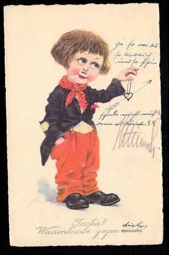 Kinder-AK Jackie? Waisenknabe gegen mich! MALLERSDORF 13.9.1925