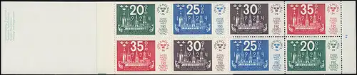 Markenheftchen 45 Ausstellung STOCKHOLMIA'74 Ausgabe 1974, spiegelverk. FN 2, **