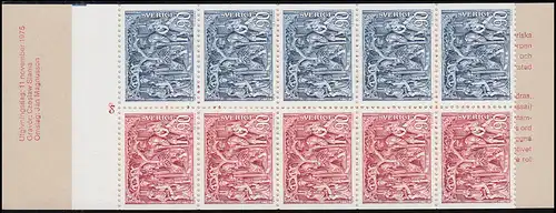 Carnets de marque 55 Noël 930 et 931, FN 2, **