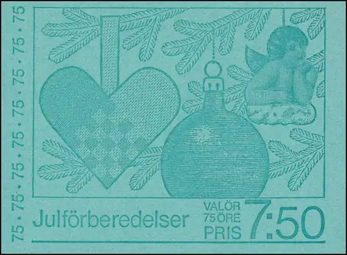 Carnets de marque 64 Noël avec 1004-1005, avec BZN et FN 2 **