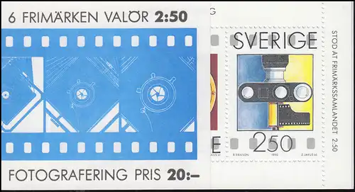 Markenheftchen 154 Fotografie, **