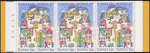 Carnet de marque 117 Noël - Petite ville à Noël, avec BZN **