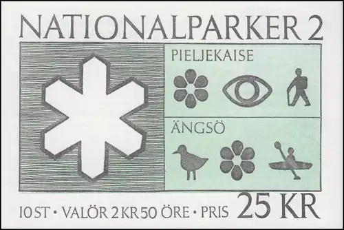 Carnets de marques 147 Parcs nationaux, **