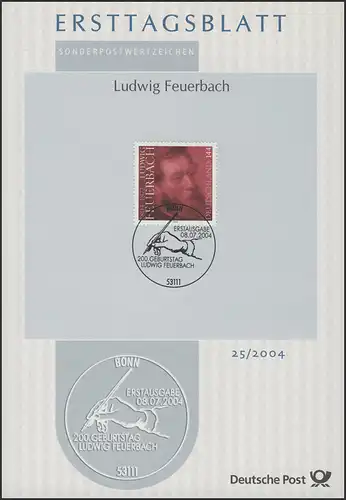 ETB 25/2004 Ludwig Feuerbach, philosophe