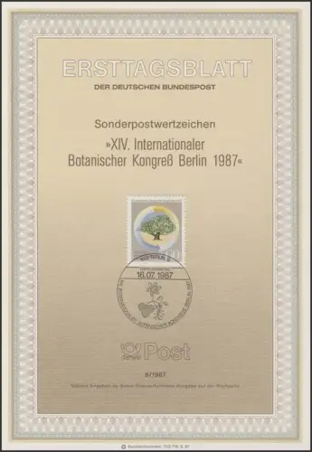 ETB 08/1987 Botanischer Kongress