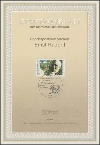 ETB 03/1990 Ernst Rudorff, Musiklehrer