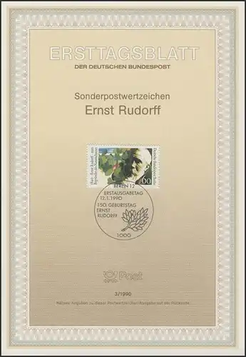 ETB 03/1990 Ernst Rudorff, professeur de musique