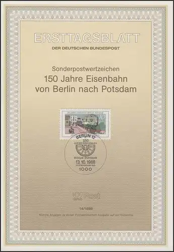 ETB 14/1988 Eisenbahn Berlin-Potsdam