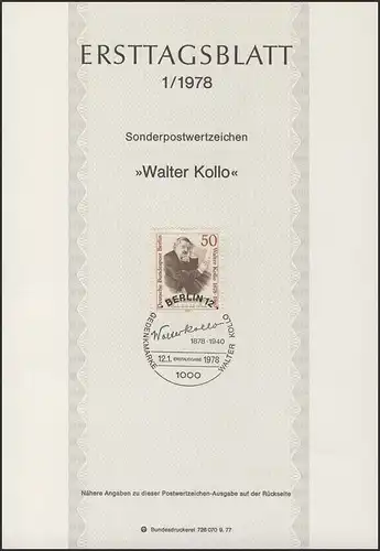 ETB 01/1978 Walter Kollo, compositeur