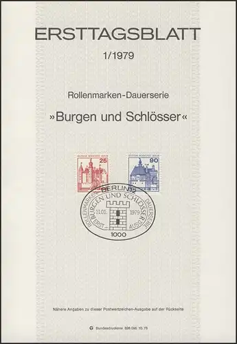 ETB 01/1979 Burgen und Schlösser, Gemen, Vischering