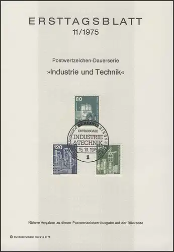 ETB 11/1975 IuT, Traktor, Chemieanlage, Großhochofen