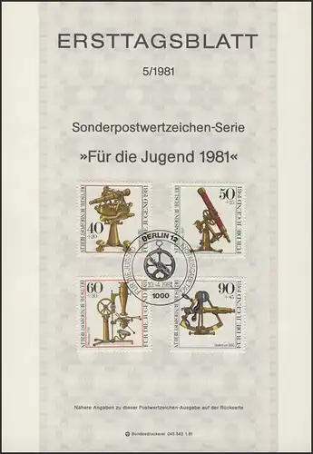 ETB 05/1981 Jugend, Optische Instrumente