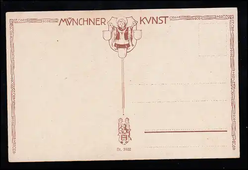 Künstler-AK F. Prölß: s' Moidle - Lächelndes Mädchen in Tracht, Münchner Kunst