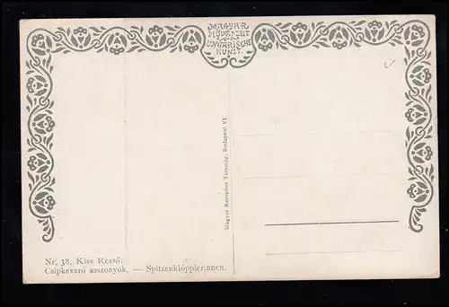 AK Artiste Kiss Rezsö: les help-klöpplers, Art hongrois, inutilisé