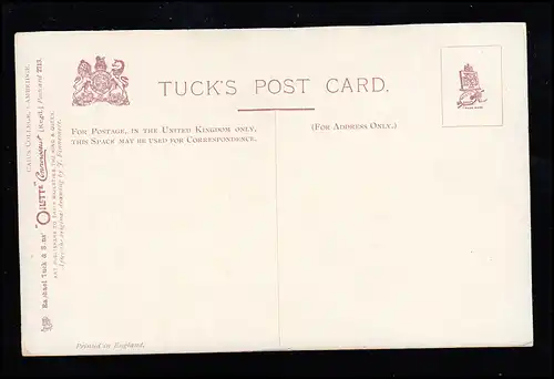 AK Finnemore: Cauis College Cambridge, Tuck's Post Card, inutilisé