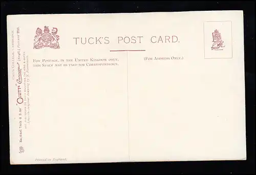 Künstler-AK Finnemore: Cauis College Cambridge, Tuck's Post Card, ungebraucht