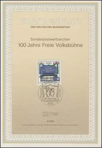 ETB 06/1990 scène populaire libre, théâtre