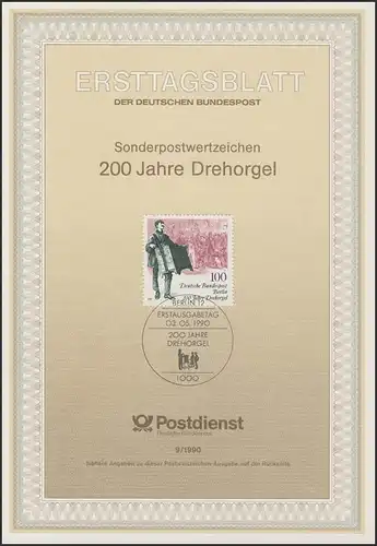 ETB 09/1990 Orgue tournante