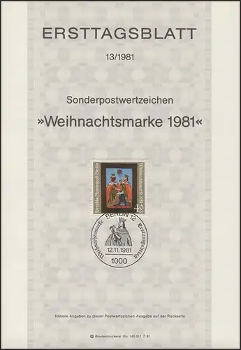 ETB 13/1981 Weihnachten