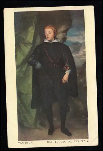 AK Artiste de Dyck: Karl Ludwig von der Pfalz, Editeur Bard Wien, inutilisé