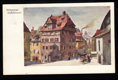 AK Kley: Maison de Dürer à Nuremberg, OBENNSEES vers 1906