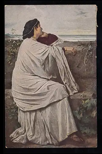 Künstler-AK Anselm Feuerbach: Iphigenie, BERSENBRÜCK 9.7.1917