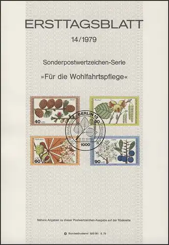 ETB 14/1979 Wofa, Blätter, Blüten, Früchte des Waldes