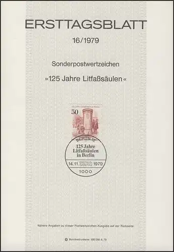 ETB 16/1979 Litfaßsäule