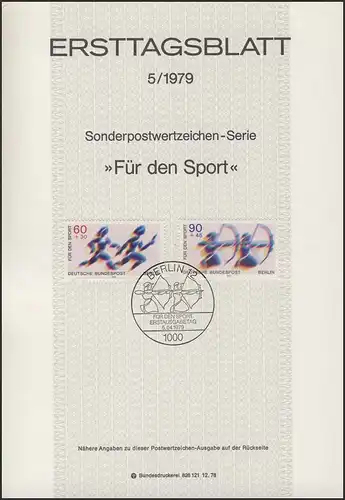 ETB 05/1979 Sporthilfe, Staffellauf, Bogenschießen