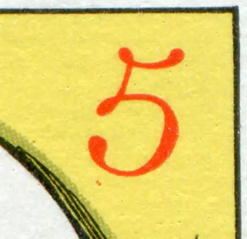 2914-2919 Fêtes-KB gauche avec PLF à 2914: point rouge sous le 5, **