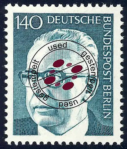 430 Gustav Heinemann 140 Pf  O