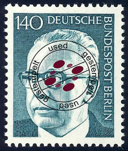 430 Gustav Heinemann 140 Pf O