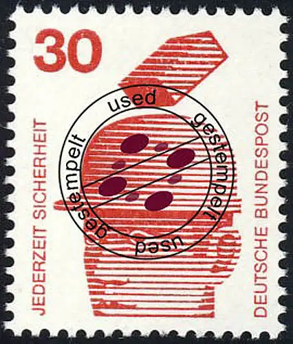 698A Prévention des accidents 30 Pf O