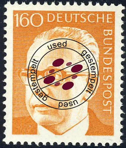 692 Gustav Heinemann 160 Pf  O