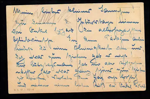 AK Félicitations Pentecôte / Anniversaire: enfants avec des raquettes de chien, décrit