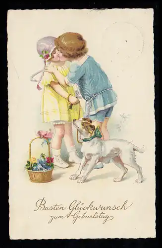 AK Félicitations pour l'anniversaire de l 'enfant, KÖLN-DEUTZ 8.4.130