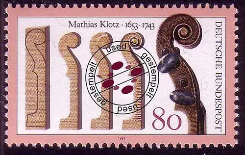 1688 Mathias Klotz O gestempelt