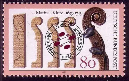 1688 Mathias Klotz, gestempelt O