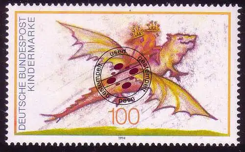 1754 aus Kinder-Block Fabelwesen, gestempelt O