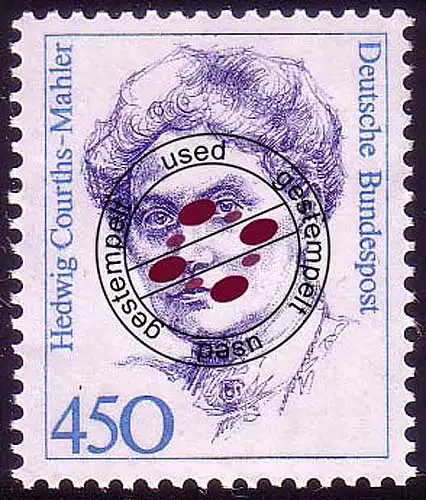 1614 Frauen Courths-Maler 450 Pf, gestempelt O