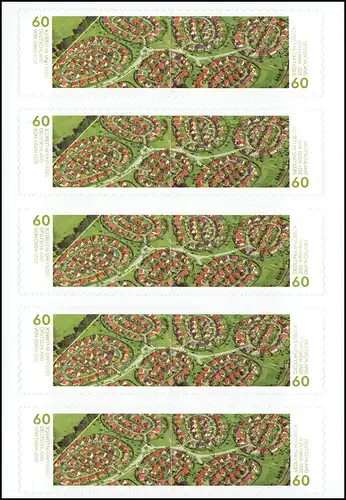 FB 103 Etablissement en liqueur, feuille de 5x 3583-3584, **