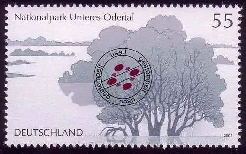 2343 Parc national inférieur Odertal de Block 62 O