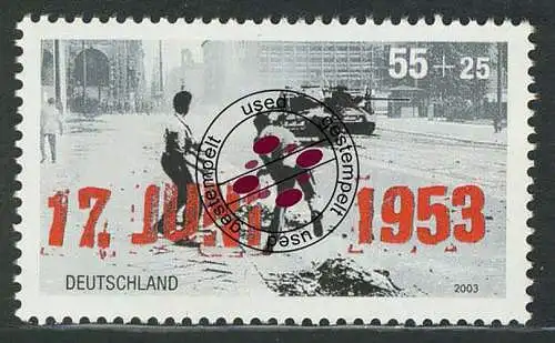 2342 Volksaufstand am 17. Juni 1953, gestempelt O