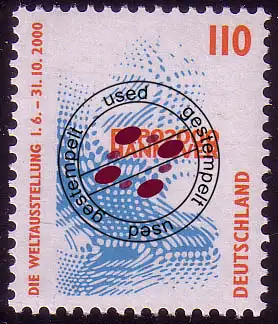 2009A Sehenswürdigkeiten 110 Pf EXPO 2000 Hannover, O