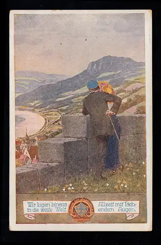 Lyrique AK E. Kutzer: Nous avons menti dans le monde entier... , STEIN/DONU 7.8.1926