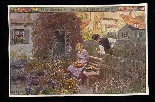 Carte populaire de l'AK de poésie Paul Hey: Des épis de Tarau, c'est ce que j'aime.